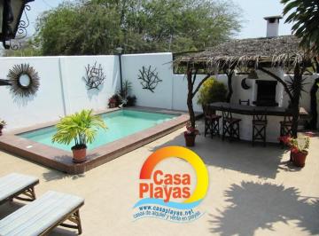 Casa de 5 habitaciones, Playas · Alquiler Casa con Piscina en Playas, Para 16 Personas, por Días, Semana, Mes,
