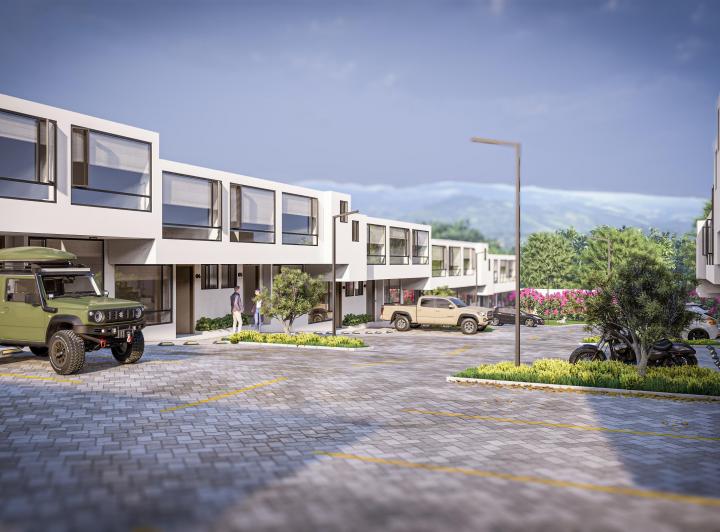 Proyecto horizontal , Quito · Casas de 3 Habitaciones Mas Patio Aplica Crédito Miti Miti en Planos