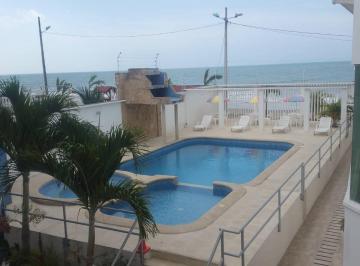 Edificio-Hotel-Fabrica · 825m² · 23 Habitaciones · 30 Estacionamientos · Venta Hotel Tonsupa Frente Al Mar Sector San Carlos, 825 m², $750.000