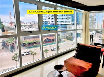 Departamento de 1 habitación, Guayaquil · Alquilo Suite Amoblada en Elite Building, Esquinera, 65 M&sup2;/parqueo
