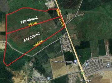 Terreno / Lote , Daule · Venta Terreno 607.600 m². (60.7 Ha). Via a Salitre Km 9,5 Al Pie de La Via