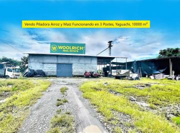Edificio-Hotel-Fabrica de 5 habitaciones, Yaguachi · Vendo Piladora Arroz y Maiz Funcionando en 3 Postes, Yaguachi, 10000 m²