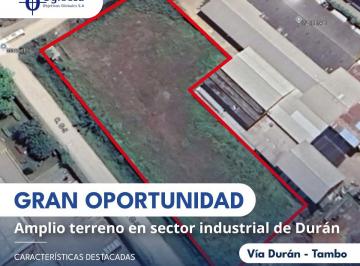 Terreno / Lote en Venta Norte de Durán · Terreno Industrial en Venta, Vía Durán - Tambo Km 4.5