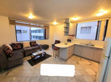 Departamento de 2 habitaciones, Quito · Departamento Amoblado de Arriendo, La Carolina, 75 m, $.600, Jd