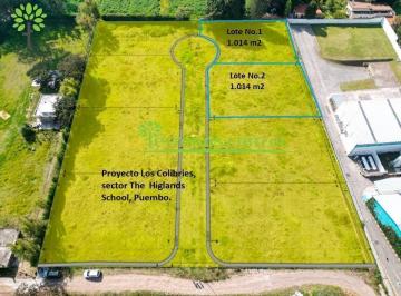 Terreno / Lote · 10140000m² · Venta de Terreno 1.014 m². Puembo, Proyecto Los Colibríes, Lote No.2.