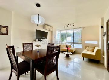 Sala-Comedor · Vendo Departamento Planta Baja Zona Segura Santa Cecilia, Patio, Parqueo Cerrado