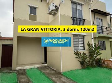 Casa de 3 habitaciones, Guayaquil · Vendo Casa en Urb La Gran Vittoria, 3 Dorm, Amplio Patio, 120 m²