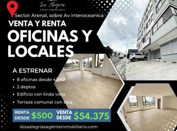 Oficina comercial · 50m² · 1 Estacionamiento · Venta o Renta de Oficina, Sector Arenal Tumbaco