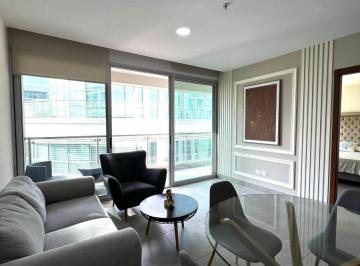 Departamento de 2 habitaciones, Guayaquil · En Alquiler Lindo Dpto. Amoblado en Edificio Arcos Plaza. - Km. 1.5 Samborondón, 93 m²