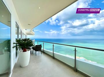Departamento · 279m² · 3 Habitaciones · 2 Estacionamientos · Espectacular Departamento Vista Al Mar en Manta - Ecuador