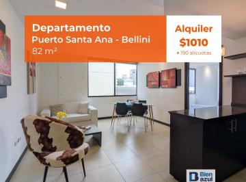 Departamento de 2 habitaciones, Guayaquil · Departamento en Alquiler Puerto Santa Ana - Bellini 2 Dorm. Amoblado