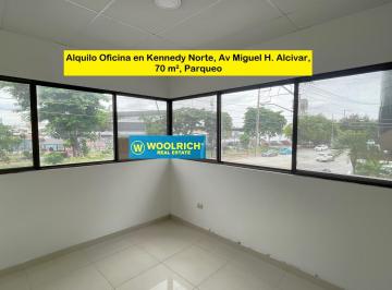 Oficina comercial de 1 habitación, Guayaquil · Alquilo Oficina en Kennedy Norte, Av Miguel H. Alcivar, 70 m², Parqueo