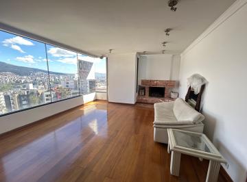 SALA CON CHIMENEA · Venta Gonzalez Suarez Departamento Tres Dorm. Vista 360 Grados