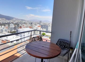 Departamento de 2 habitaciones, Quito · González Suárez, Arriendo Amoblado, Hermoso, Vista, Balcón