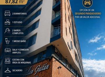 Departamento de 3 habitaciones, Quito · En Arriendo Hermoso Departamento Dúplex de 87,82 m² de Construcción