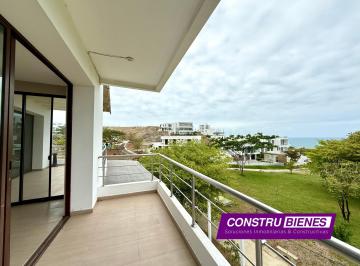 Departamento · 300m² · 3 Habitaciones · 2 Estacionamientos · Casa Semiamoblada en Urb. Ciudad del Mar, Manta