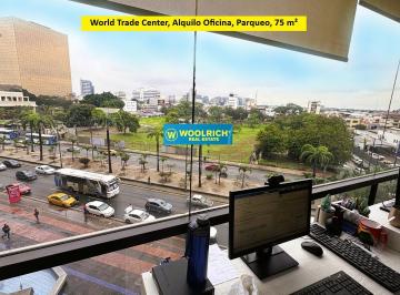 Oficina comercial de 1 habitación, Guayaquil · World Trade Center, Vendo Oficina, Parqueo, 75 m²