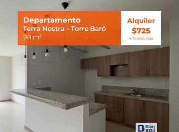 Departamento de 2 habitaciones, Guayaquil · Departamento en Alquiler Via a La Costa - Terranostra (Torre Baro)