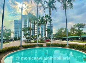 Departamento de 3 habitaciones, Guayaquil · Samborondon, Departamento Amoblado de Alquiler con Vista Al Río