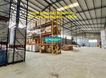 Bodega-Galpón de 1 habitación, Guayaquil · Alquilo Bodega, Av Miguel Yunez, Km 19 Via Samborondón, 1.320 m²
