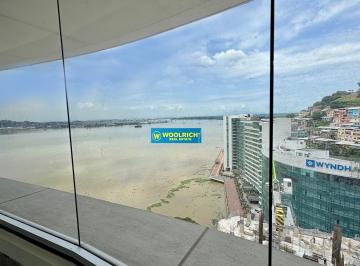 Oficina comercial de 2 habitaciones, Guayaquil · The Point, Alquilo Oficina Vista Al Rio, Parqueo, 57 m²