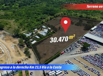 Terreno / Lote , Guayaquil · Vendo Terreno 30.000 m² en Vía a La Costa, Frente a Faro del Portó Km 23 ½