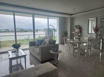 Departamento de 3 habitaciones, Guayaquil · Departamento Vista Al Rio de 185 m² con 3 Habitaciones en Alquiler, Samborondón
