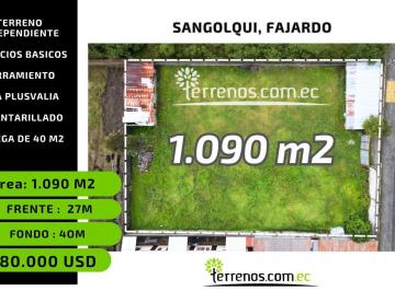 Terreno / Lote · 1090m² · Terreno de 1.090 m² en Fajardo, Sangolquí