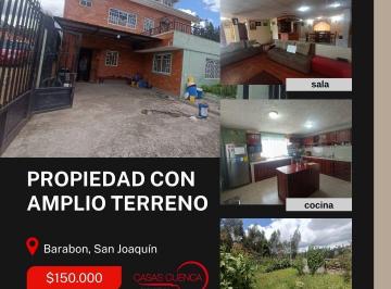 Casa de 3 habitaciones, Cuenca · Propiedad con Amplia Área Verde en Barabón