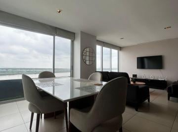 Departamento de 2 habitaciones, Guayaquil · En Alquiler Dpto Vista Al Rio en Urb. River Towers Km 5 Samborondon, 110 m²