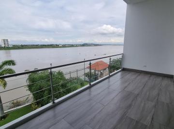 Departamento de 3 habitaciones, Guayaquil · Samborondon Km 4 Aires del Rio Departamento Vista Rio.