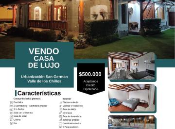 Casa de 6 habitaciones, Quito · Venta Casa de Lujo – Urbanización San Germán, Valle de Los Chillos