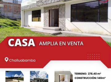 Casa de 1 habitación, Cuenca · Amplio Terreno con Construccion en Challuabamba (V3116)