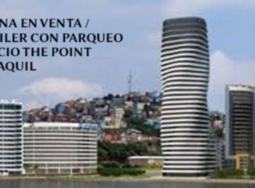 Oficina comercial , Guayaquil · Oficina en Alquiler o Venta con Parqueo Puerto Santa Ana - Edificio The Point Guayaquil