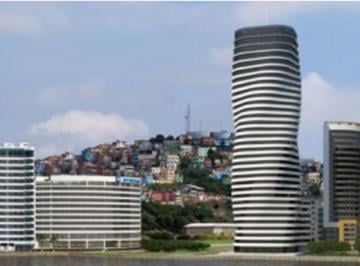 Oficina comercial , Guayaquil · Oficina en Alquiler con 1 Parqueo Edificio The Point, Puerto Santa Ana, Guayaquil