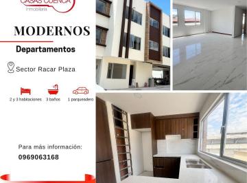 Departamento de 2 habitaciones, Cuenca · Vendidos/modernos Departamentos 2 y 3 Dorm. Sector Mall de Racar