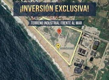 Terreno / Lote , Salinas · Terreno Frente Al Mar en Anconcito Santa Elena: Potencial Para Larvicultura Industria y Urbanización