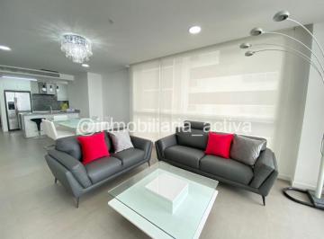 Departamento de 3 habitaciones, Guayaquil · Renta de Departamento Amoblado con Balcón en El Edificio Spazio