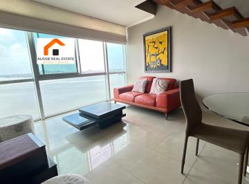 Departamento de 2 habitaciones, Guayaquil · Vendo Exclusivo Penthouse Tipo Loft, riverfront, 2 Dorm, Parqueo, 125 m²