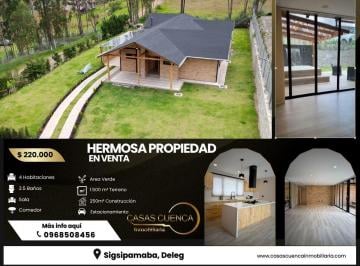 LUJOSA VILLA DOMOTICA · Lujosa Villa de 1 Piso en Sigsipamba - Deleg (V3113)
