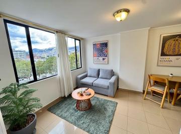 Suite · 50m² · 1 Habitación · 1 Estacionamiento · Renta Suite Amoblado 1 Dorm. La Floresta