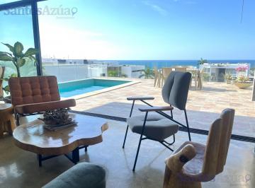 Casa · 375m² · 5 Habitaciones · 3 Estacionamientos · En Marina Blue Casa Moderna, con Piscina Suspendia: Lujo - Relax (Sb)