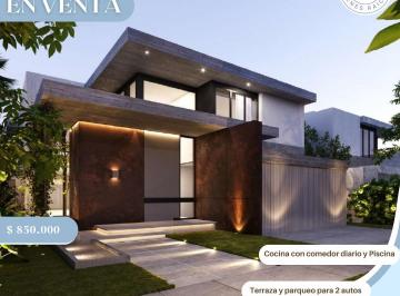 Casa de 4 habitaciones, Guayaquil · Proyecto de Casa en Venta, Peninsula - Isla Mocoli (Incluye Piscina), Vía Sambo
