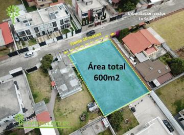Terreno / Lote · 600m² · Venta de Terreno 600 m², La Salle, Urbanización Privada, Conocoto.