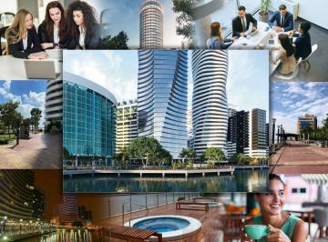 Local comercial de 1 habitación, Guayaquil · Pto. Santana Edificio Maxximus Venta Local Comercial en Planta Baja