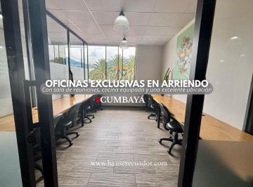 Oficina comercial · 12m² · 1 Estacionamiento · Oficinas Ejecutivas en Cumbayá – Luz Natural, Salas de Descanso, Cocina Equipada y Entorno Exclusivo