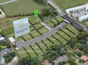 Terreno / Lote · 518m² · Terrenos de Venta en Puembo de 520 m² Urb. Privada