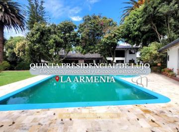 Hacienda-Quinta · 20590m² · 6 Habitaciones · 50 Estacionamientos · Amplia Quinta en Venta de 2 Hectáreas, con Seguridad y Áreas Comunales, Sector La Armenia, Quito