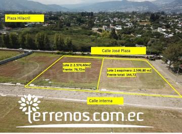 Terreno / Lote · 2599m² · Terreno Unifamiliar en Venta 2599,8 m². Tumbaco.