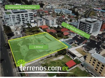 Terreno / Lote · 1993m² · Terreno de Venta en Ponceano 1.993 m². Cerca Al Supermaxi Real Audiencia